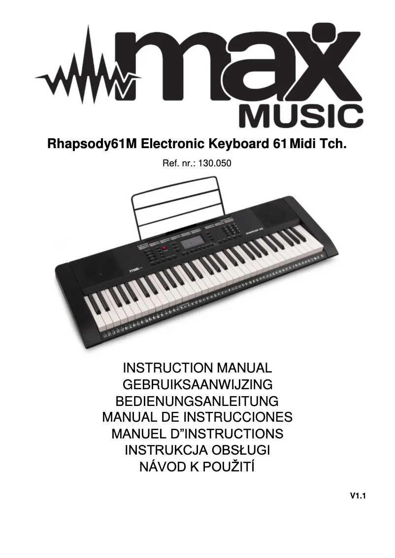 Image de la première page du manuel de l'appareil Rhapsody61M