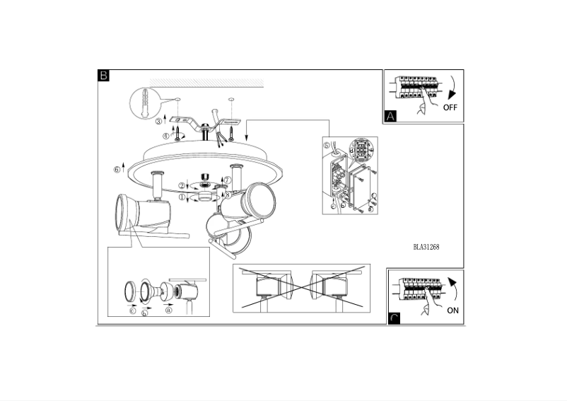Page n°1 - Manuel utilisateur Eglo Tamara 1