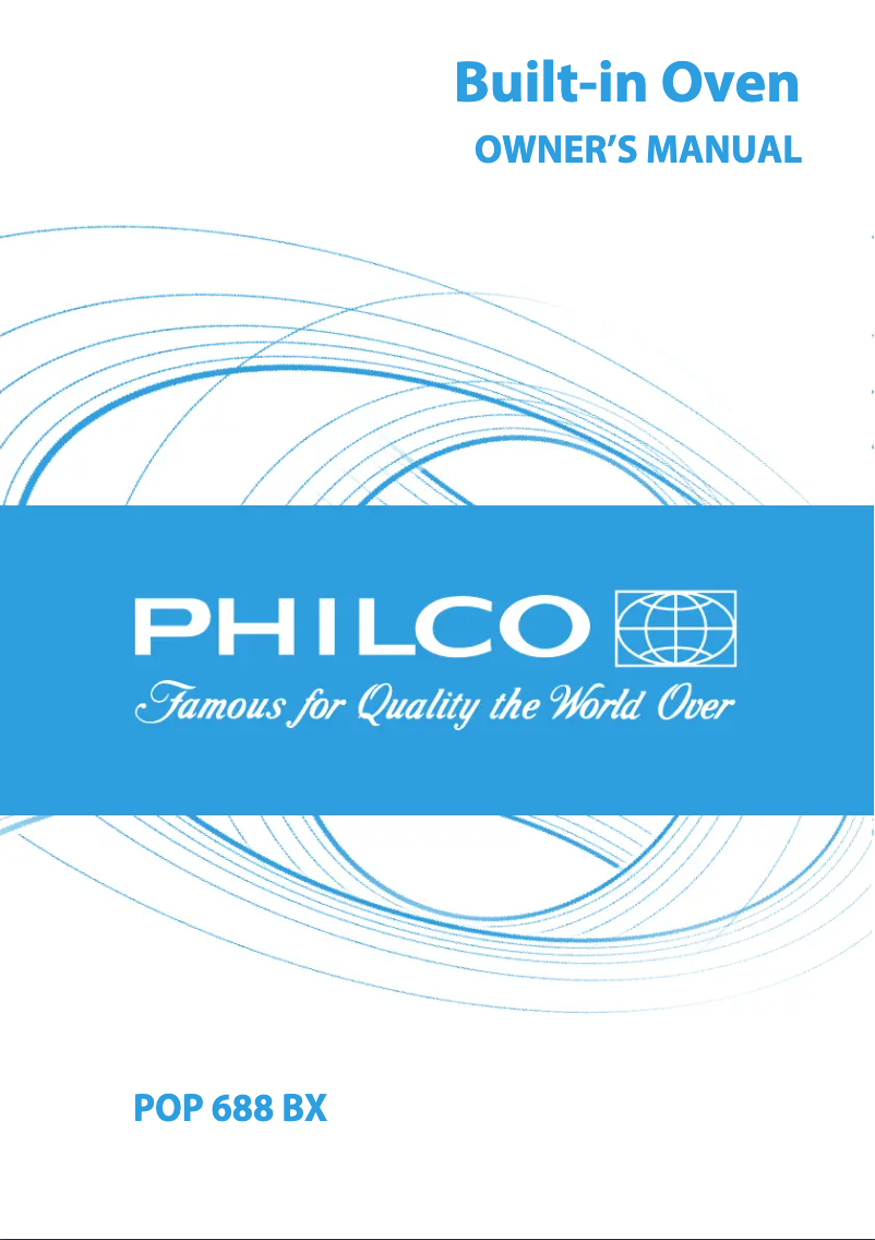 Page 1 de la notice Manuel utilisateur Philco POP 688 BX