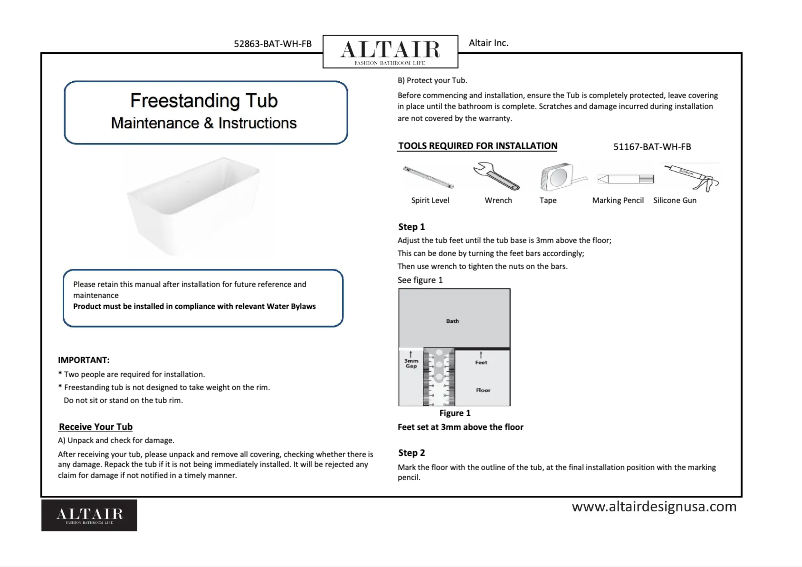 Image de la première page du manuel de l'appareil Groda 52863-BAT-WH-FB