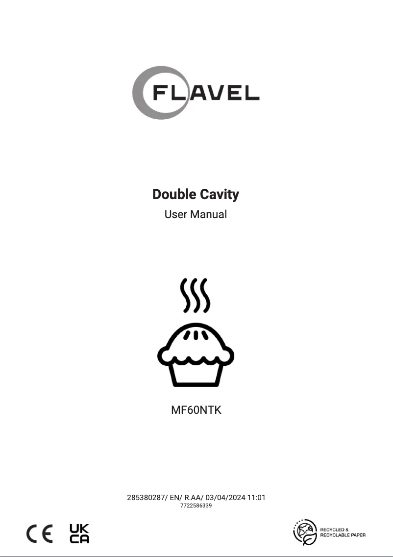 Page 1 de la notice Manuel utilisateur Flavel MF60NTK