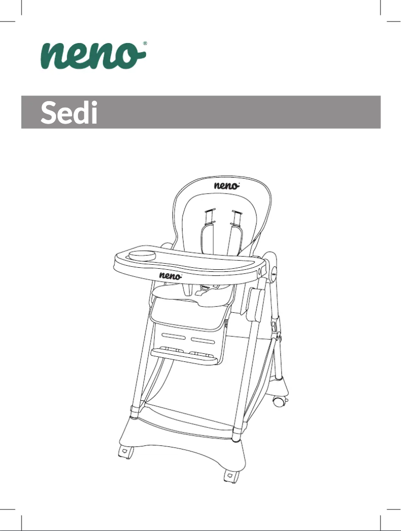 Page 1 de la notice Manuel utilisateur Neno Sedi