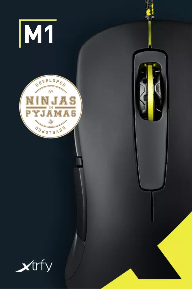 Page 1 de la notice Manuel utilisateur Xtrfy M1 RGB