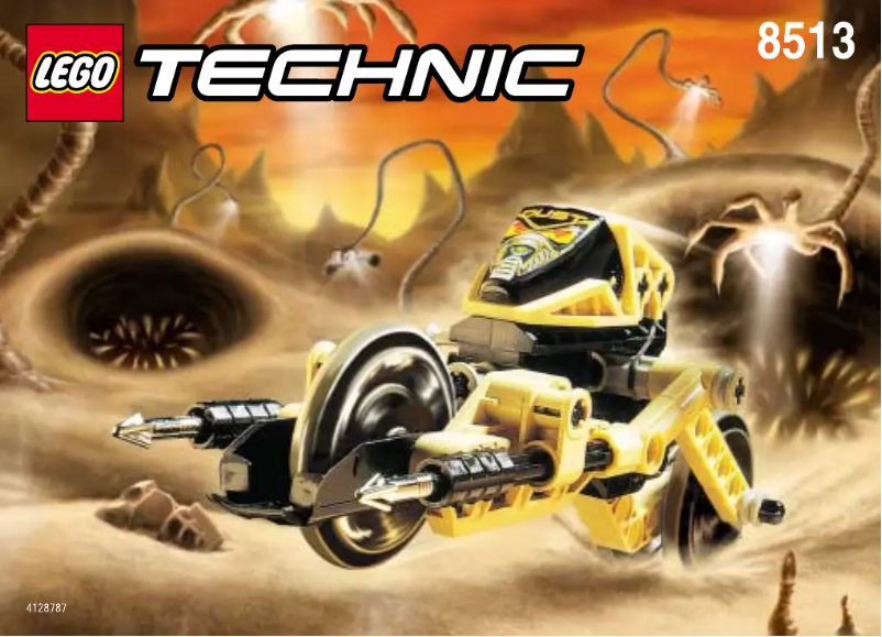 Page 1 de la notice Manuel utilisateur Lego Roboriders 8513