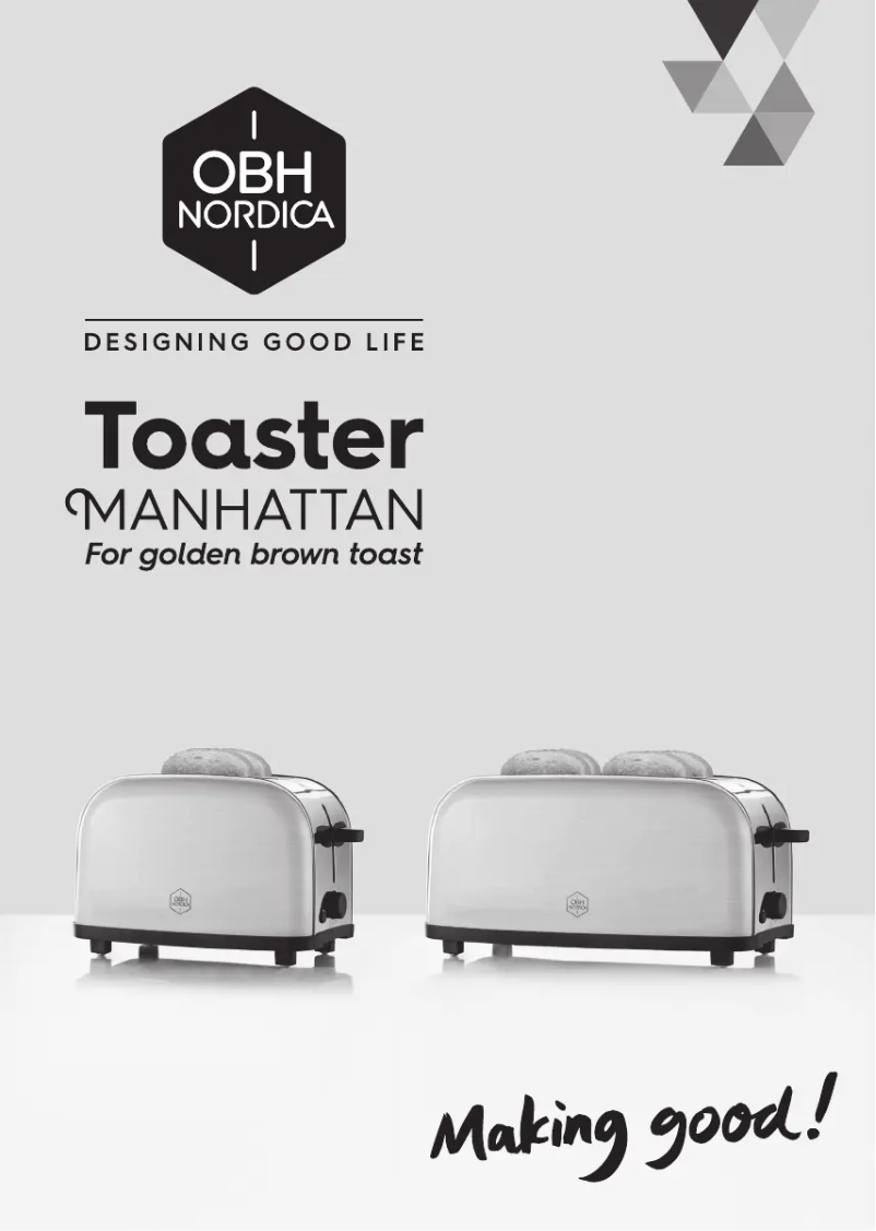 Page n°1 - Manuel utilisateur OBH Nordica Manhattan 2720