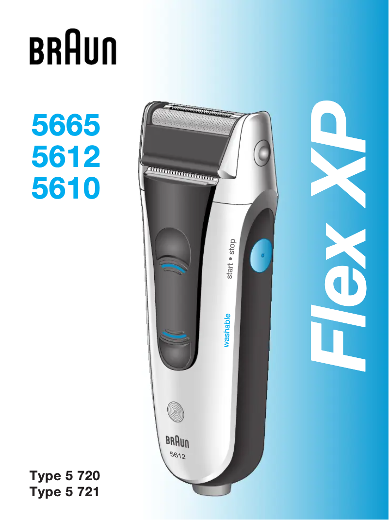 Page 1 de la notice Manuel utilisateur Braun Flex XP 5610