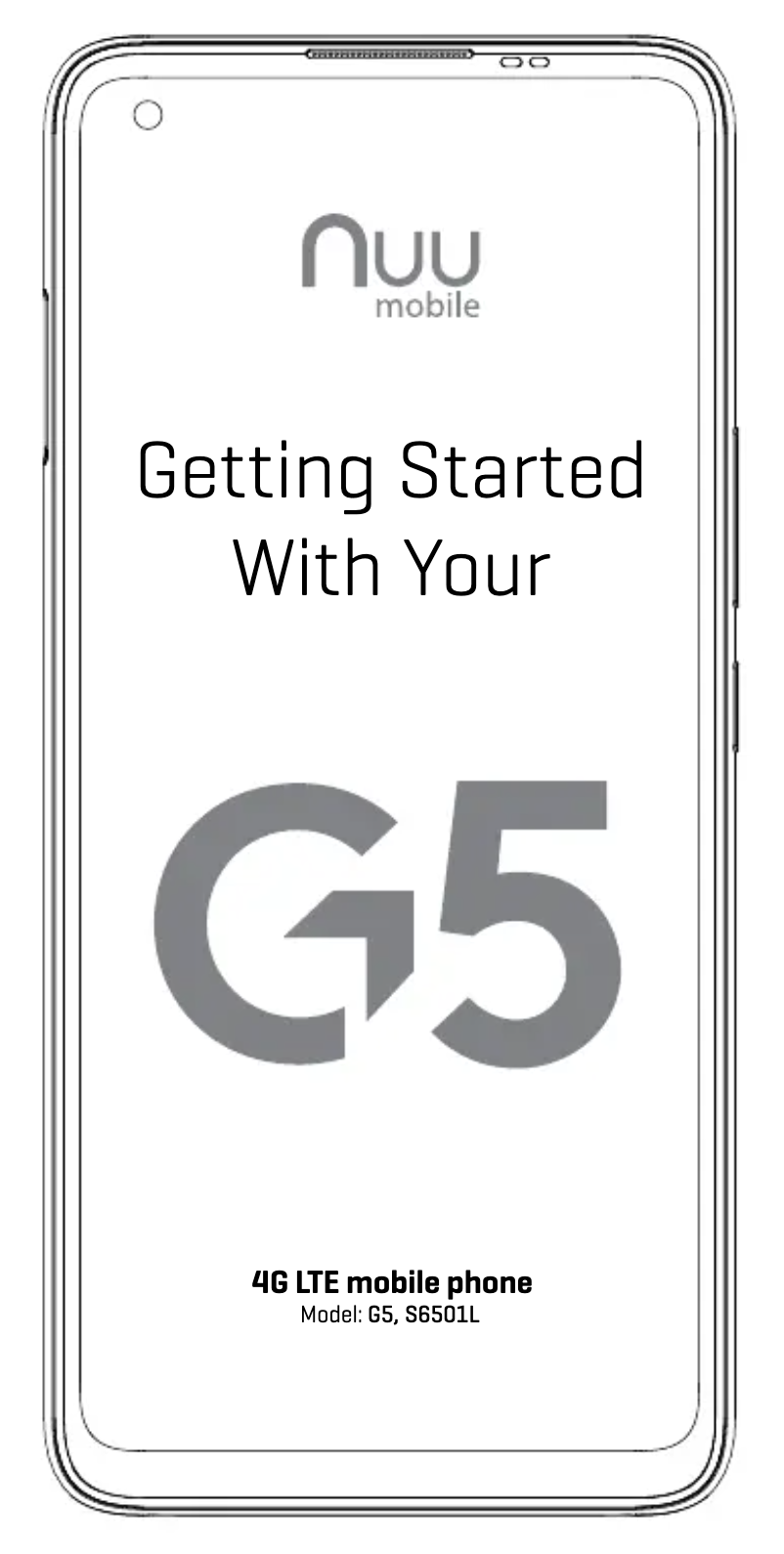 Image de la première page du manuel de l'appareil G5