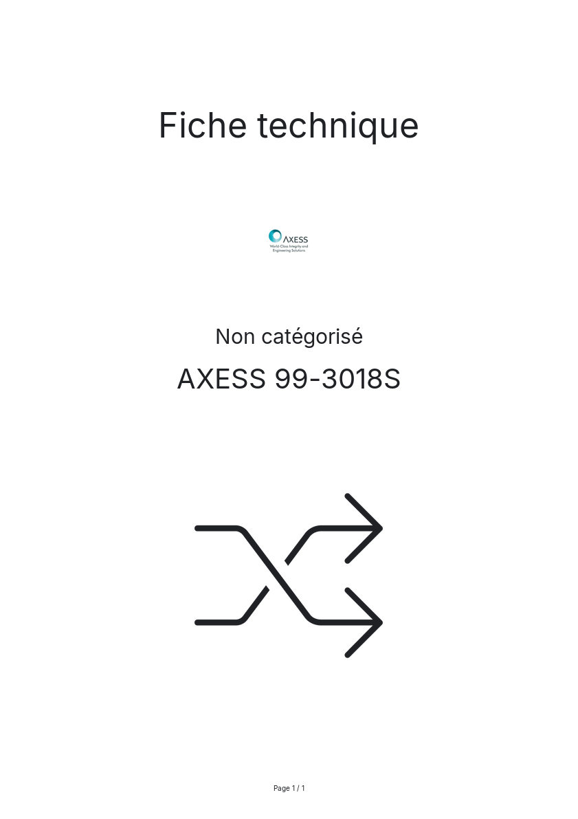 Image de la première page du manuel de l'appareil 99-3018S