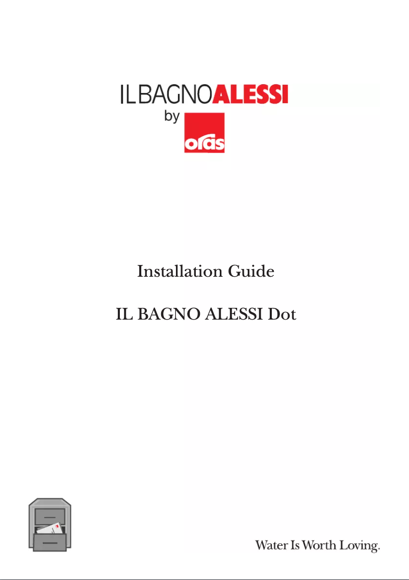 Page n°1 - Manuel utilisateur Oras IL BAGNO ALESSI Dot by 8618F