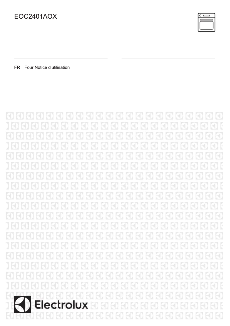 Page n°1 - Manuel utilisateur Electrolux EOC2401AOX