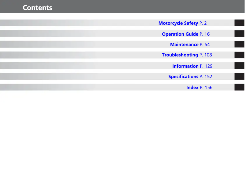 Page 1 of the manual User Manual Honda NC700X (2015)