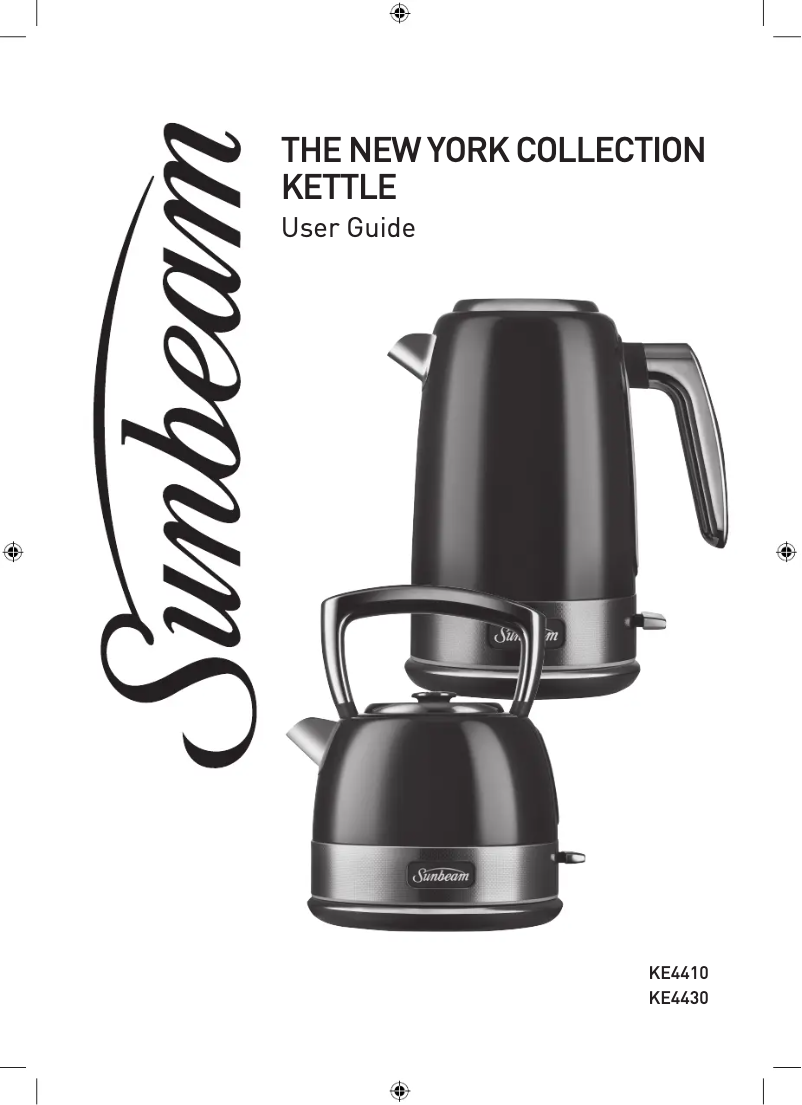 Página 1 del manual Manual de usuario Sunbeam KE4410WG