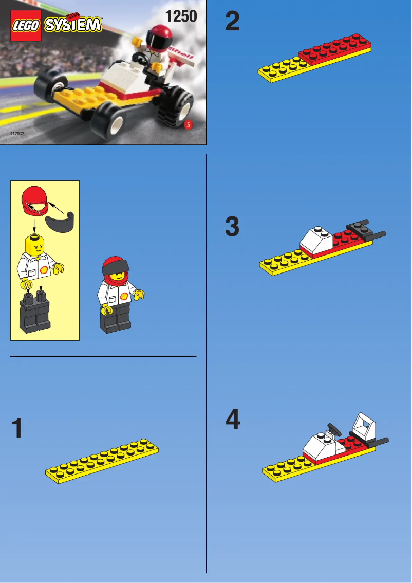 Page n°1 - Manuel utilisateur Lego SHELL DRAGSTER