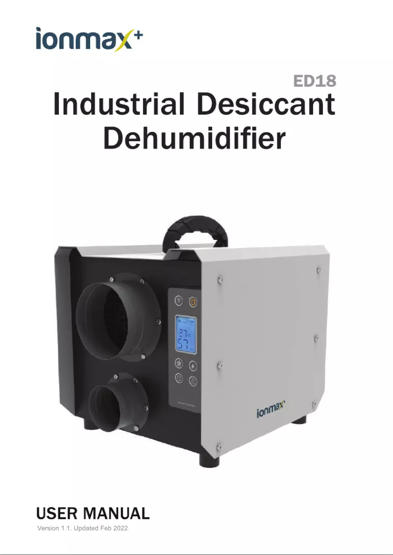 Image de la première page du manuel de l'appareil ED18