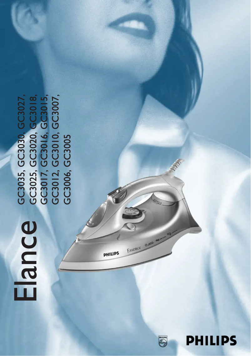 Image de la première page du manuel de l'appareil Elance GC3015