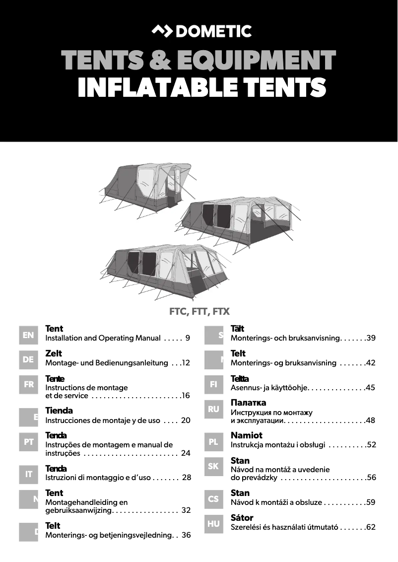 Página 1 del manual Manual de instrucciones Dometic Ascension FTX 401