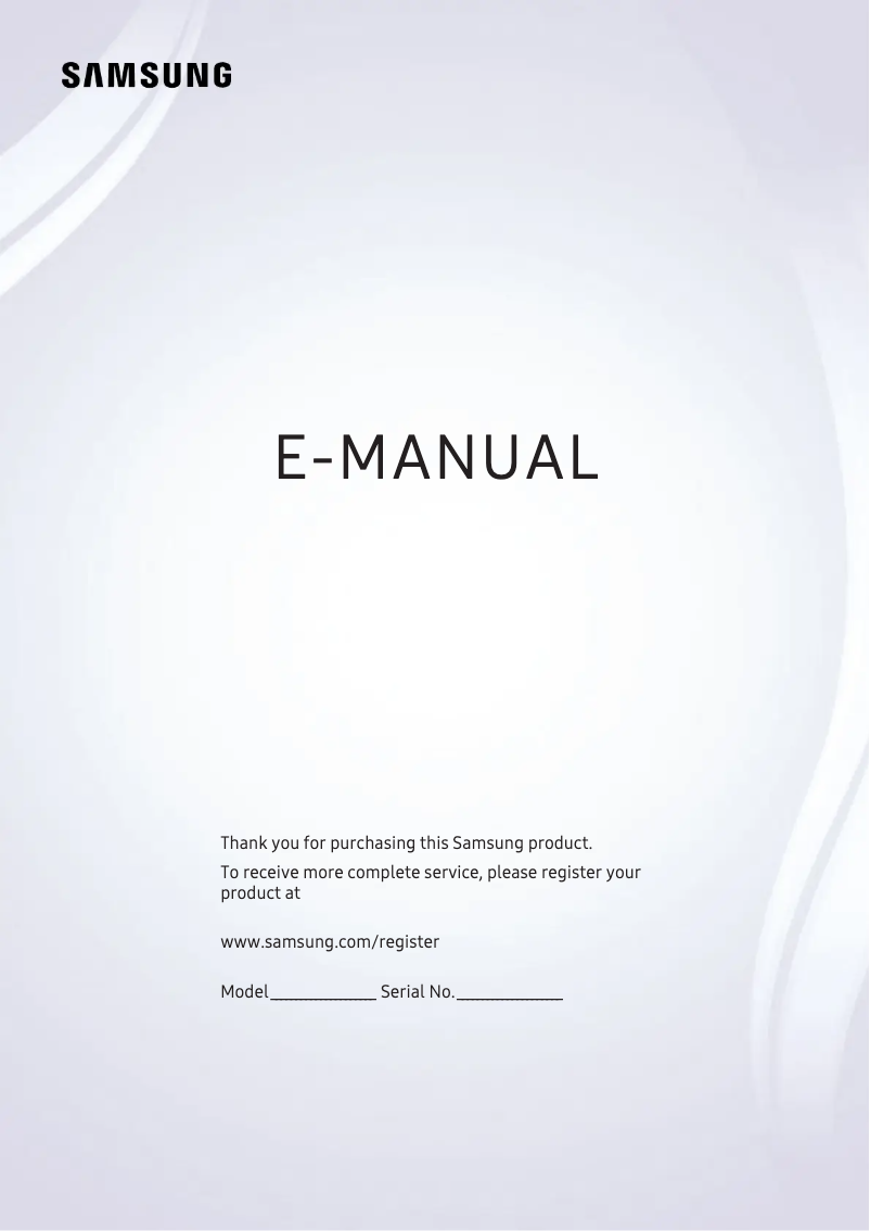 Page n°1 - Manuel utilisateur Samsung UA55KS9000W