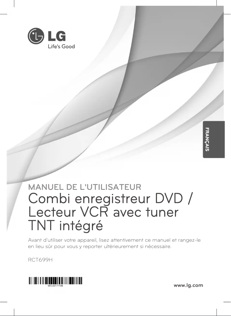 Página 1 del manual Manual de usuario LG RCT699H