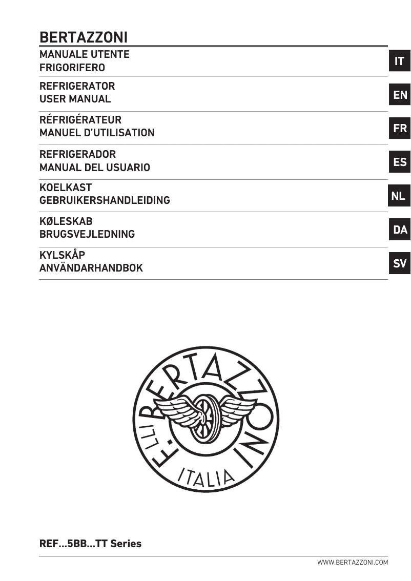 Page 1 de la notice Manuel utilisateur Bertazzoni REF755BBRPTT