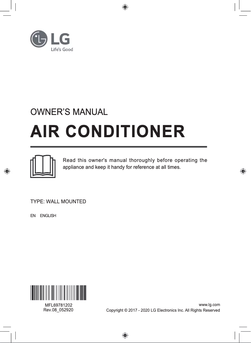 Page n°1 - Manuel utilisateur LG HSN12IPC