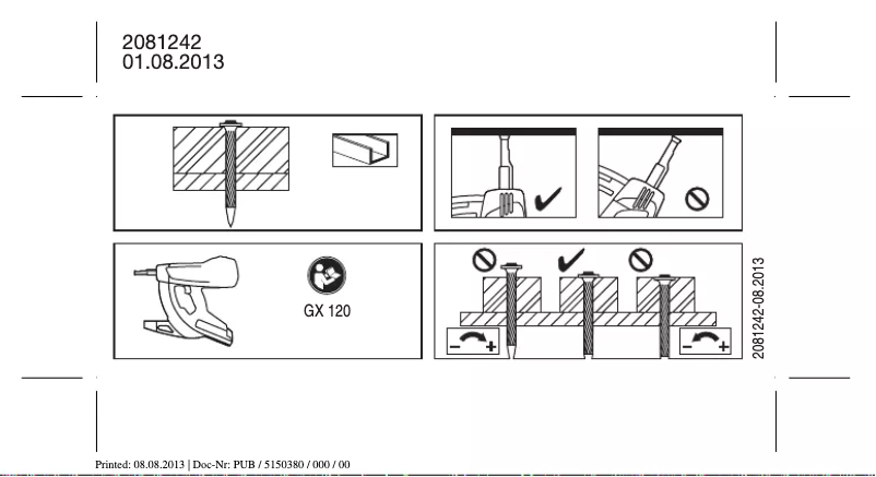 Página 1 del manual Manual de usuario Hilti X-GPN MX