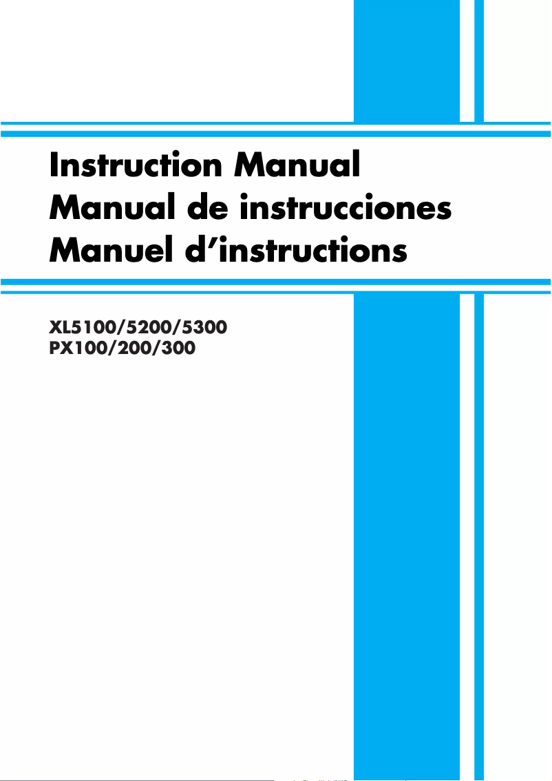 Page 1 de la notice Manuel utilisateur Brother PX-330
