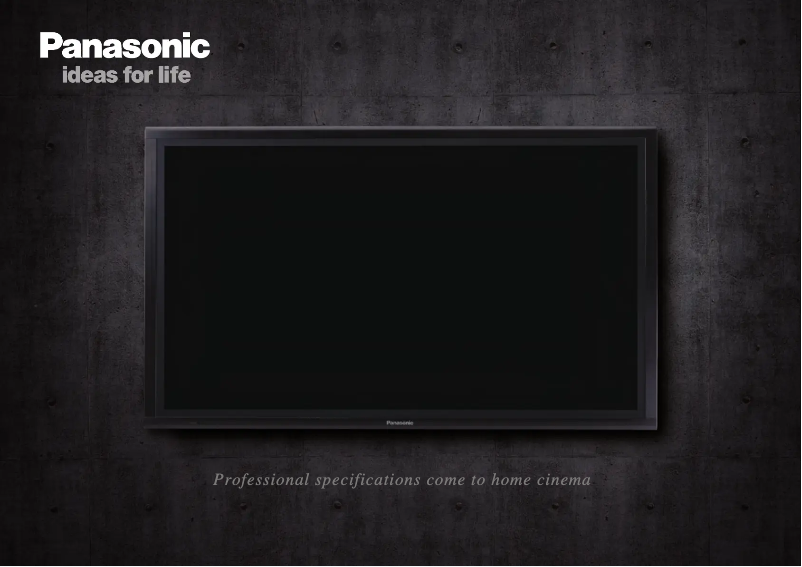 Page 1 de la notice Manuel utilisateur Panasonic TH-32LRT12A