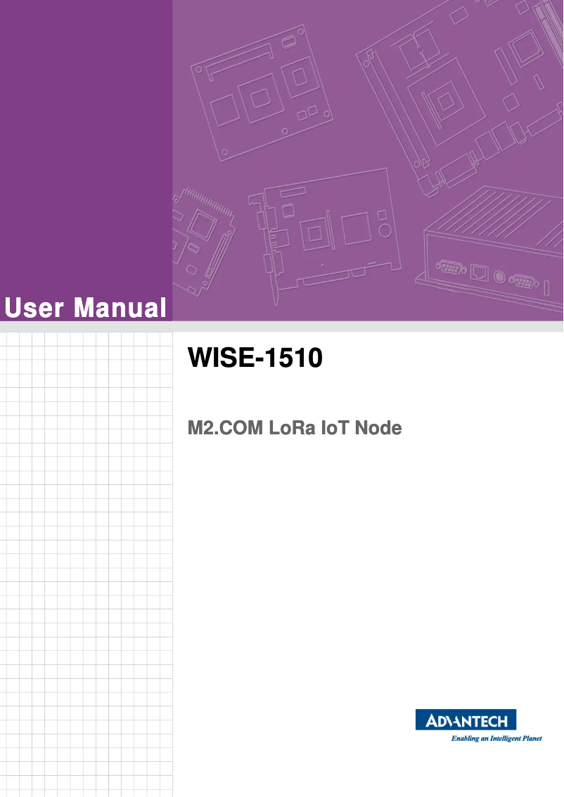 Page n°1 - Manuel utilisateur Advantech WISE-1510