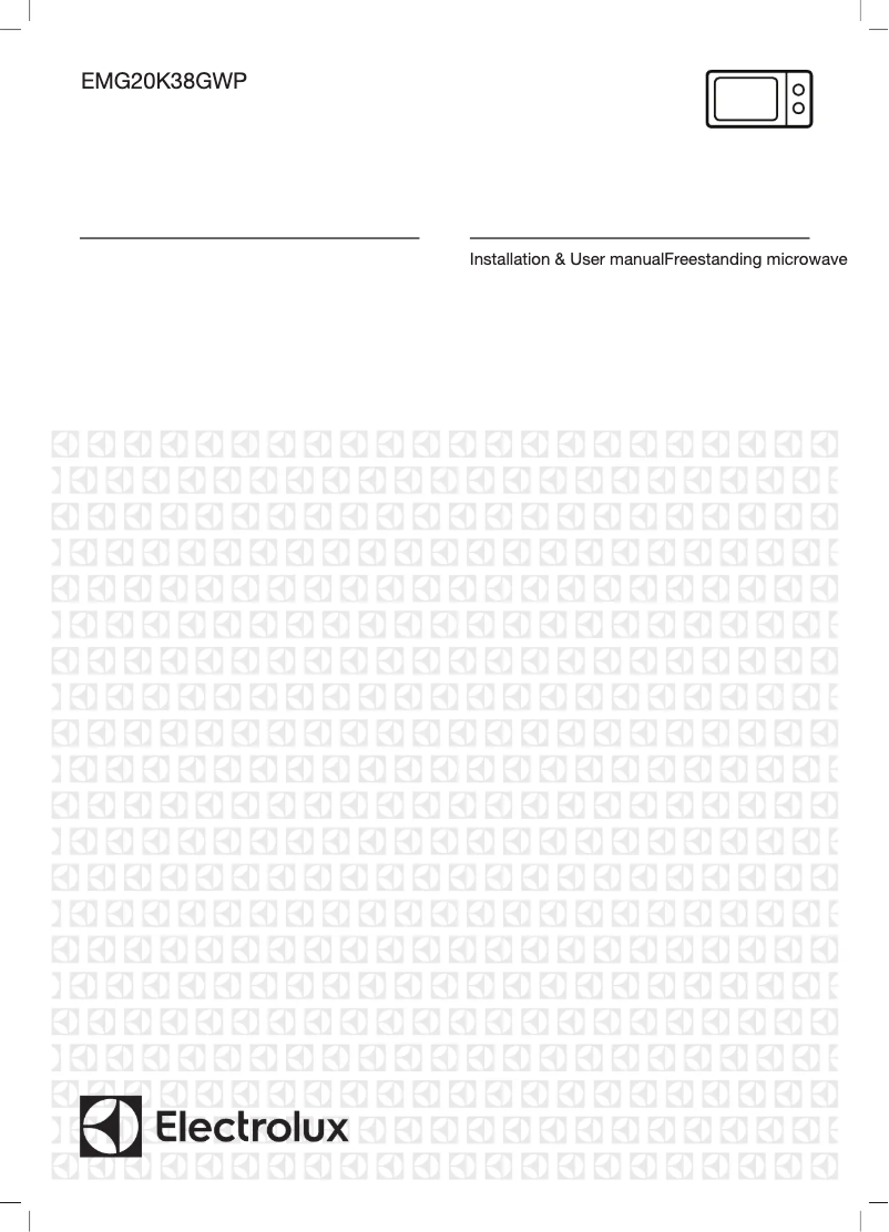 Page 1 de la notice Manuel utilisateur Electrolux EMG20K38GWP
