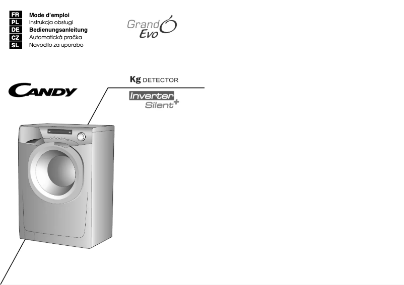 Page n°1 - Manuel utilisateur Candy EVO 1493DH-S