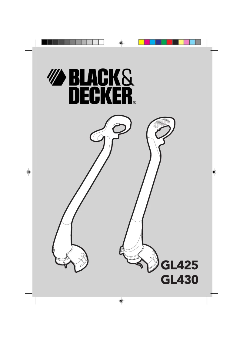 Page 1 de la notice Manuel utilisateur Black & Decker GL425S