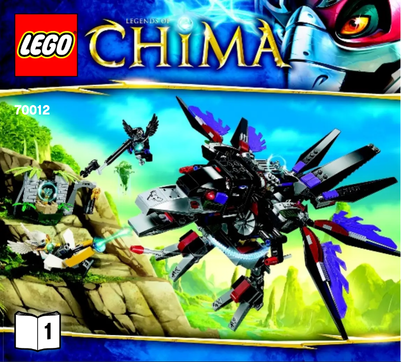 Page 1 de la notice Manuel utilisateur Lego Chima 70012
