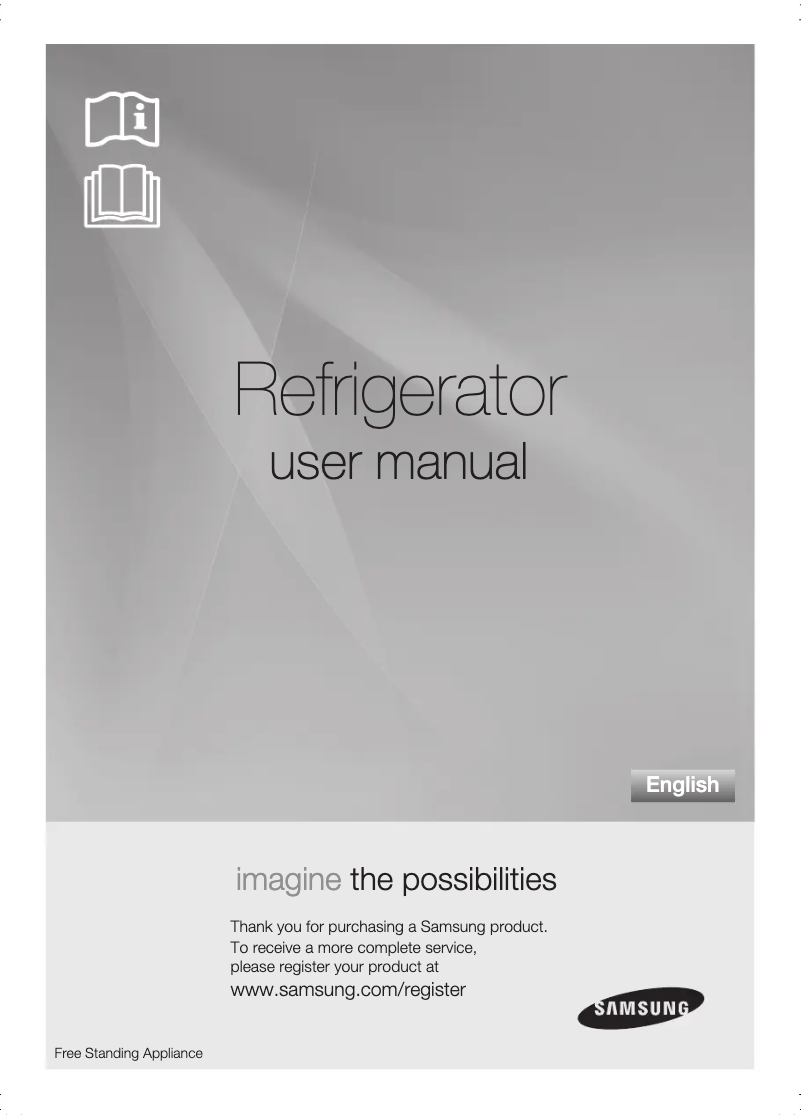 Page 1 de la notice Manuel utilisateur Samsung RS21HKLBG1/XEM