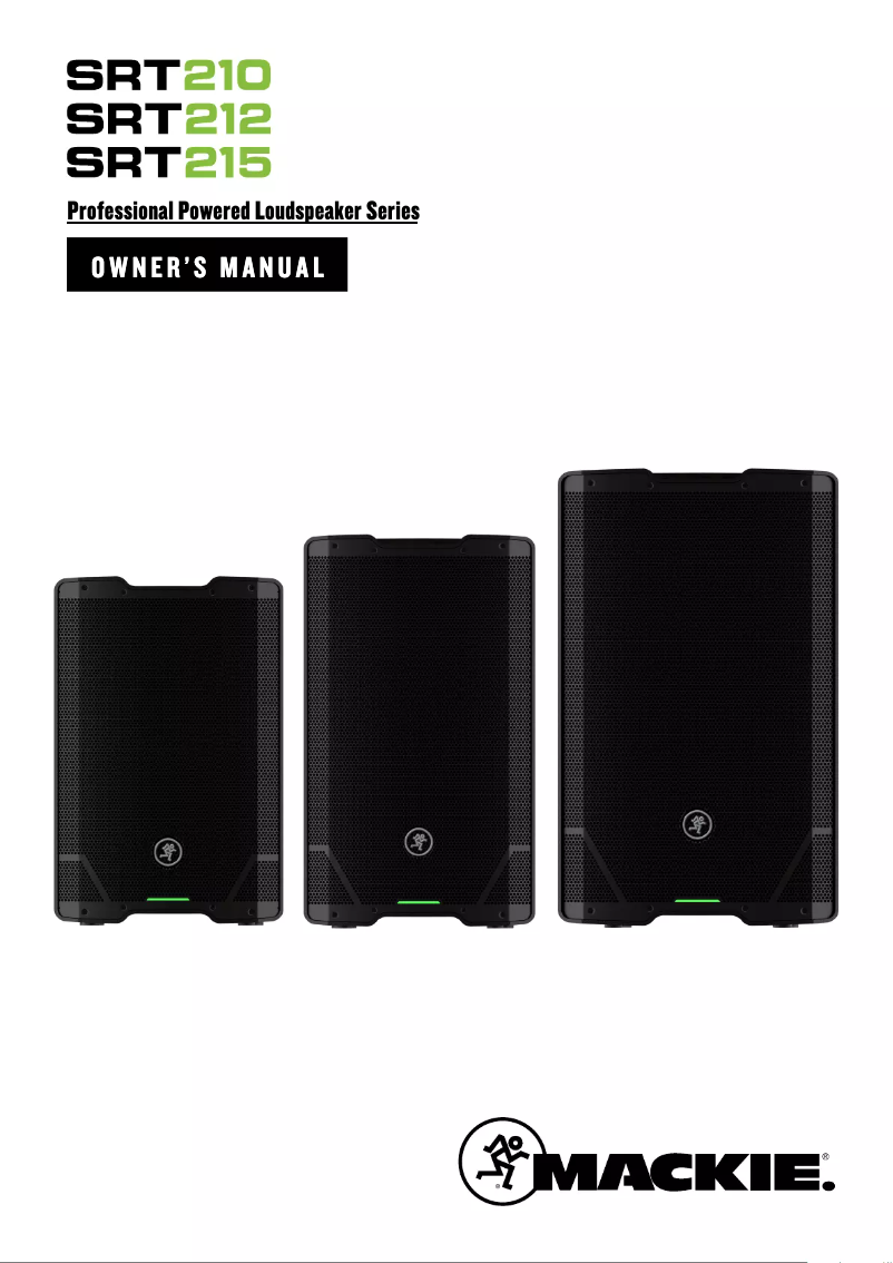 Página 1 del manual Manual de usuario Mackie SRT215