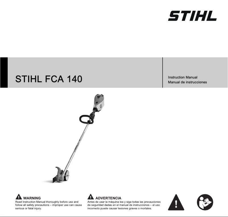 Page 1 de la notice Manuel utilisateur Stihl FCA 140