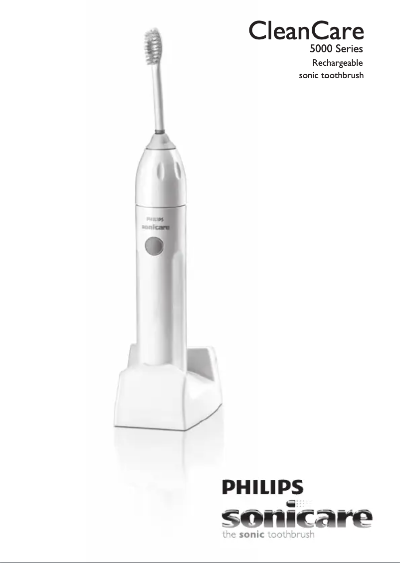 Page 1 de la notice Manuel utilisateur Philips Sonicare Essence HX5610