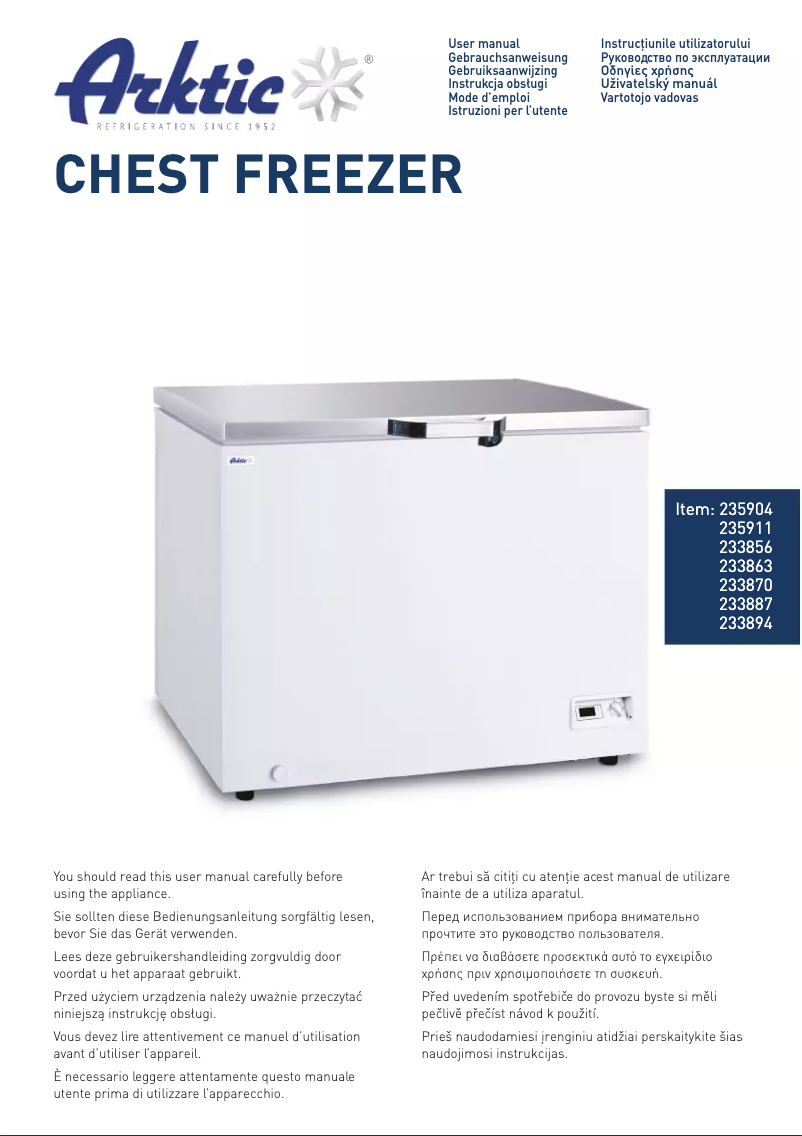 Image de la première page du manuel de l'appareil 233870