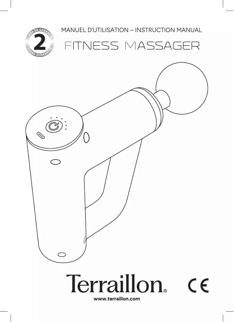Image de la première page du manuel de l'appareil Fitness Massager