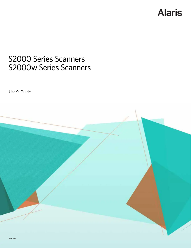 Page n°1 - Manuel utilisateur Kodak Alaris S2080W