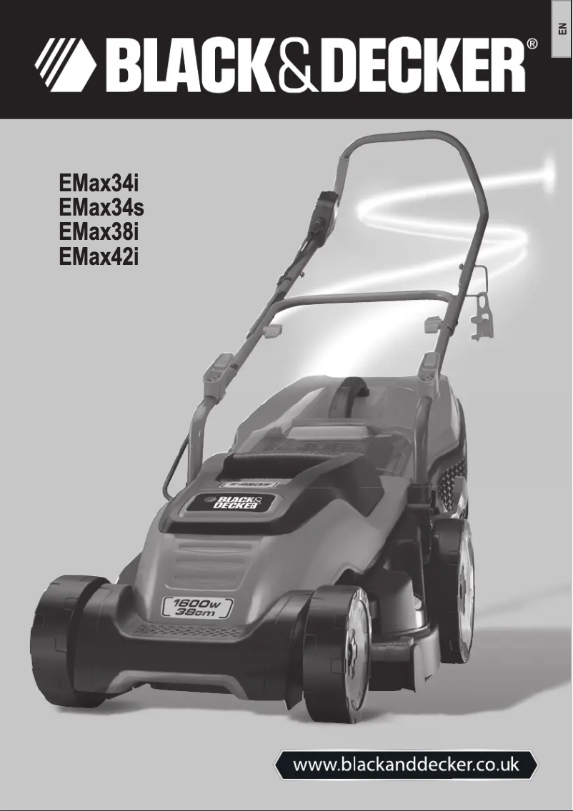 Page n°1 - Manuel utilisateur Black & Decker EMAX38i