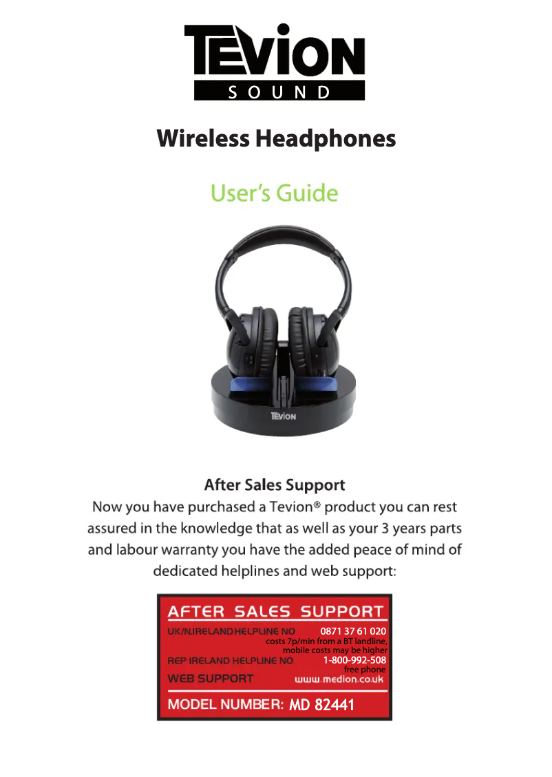 Page 1 de la notice Manuel utilisateur Medion LIFE E69019 (MD 82441)