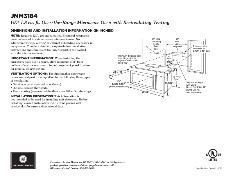 Image de la première page du manuel de l'appareil JNM3184RPSS