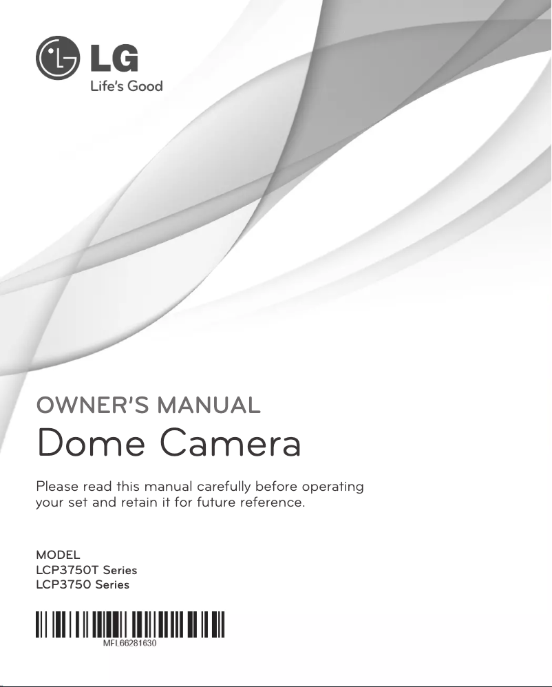 Image de la première page du manuel de l'appareil LCP3750T