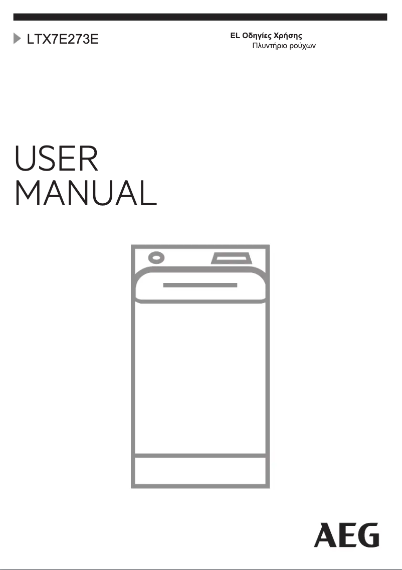 Page n°1 - Manuel utilisateur AEG LTX7E273E