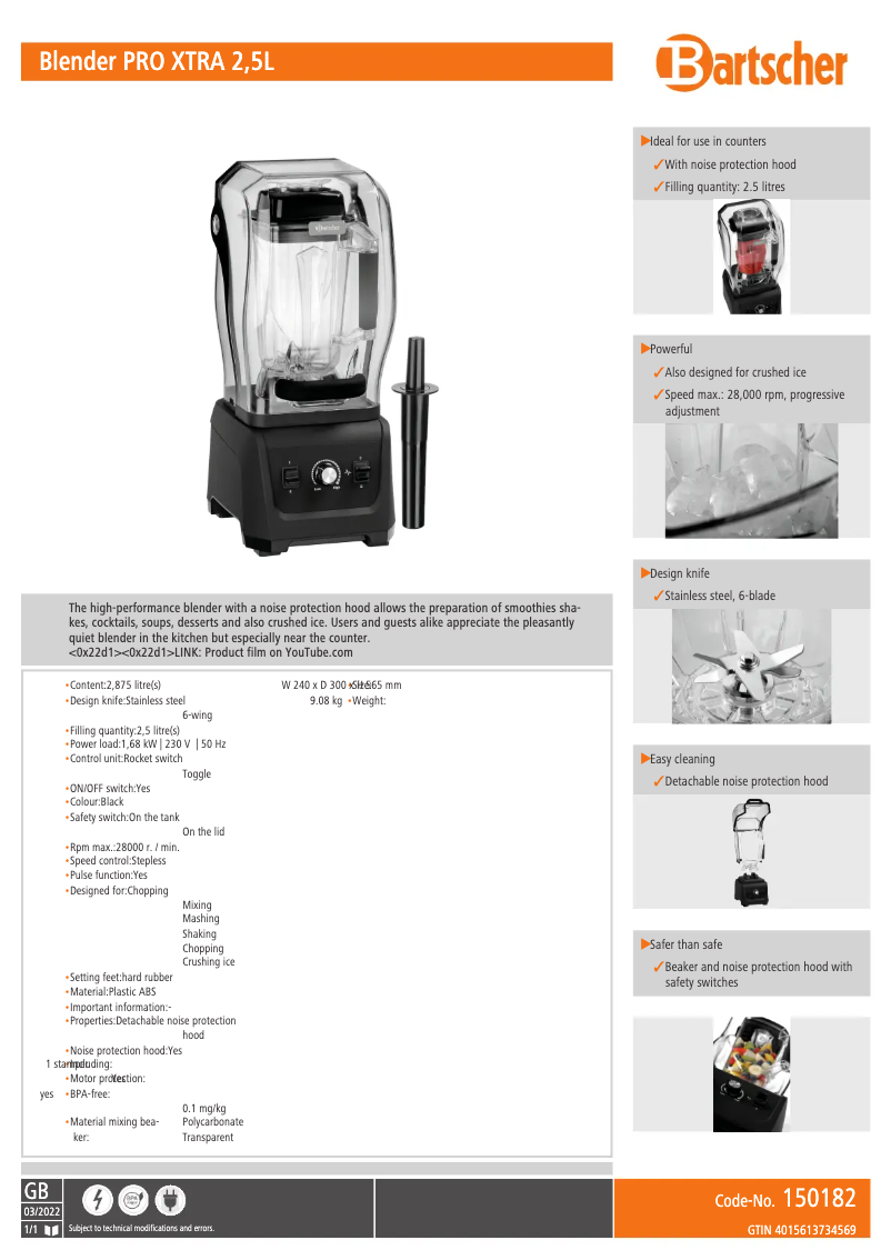 Image de la première page du manuel de l'appareil 150182