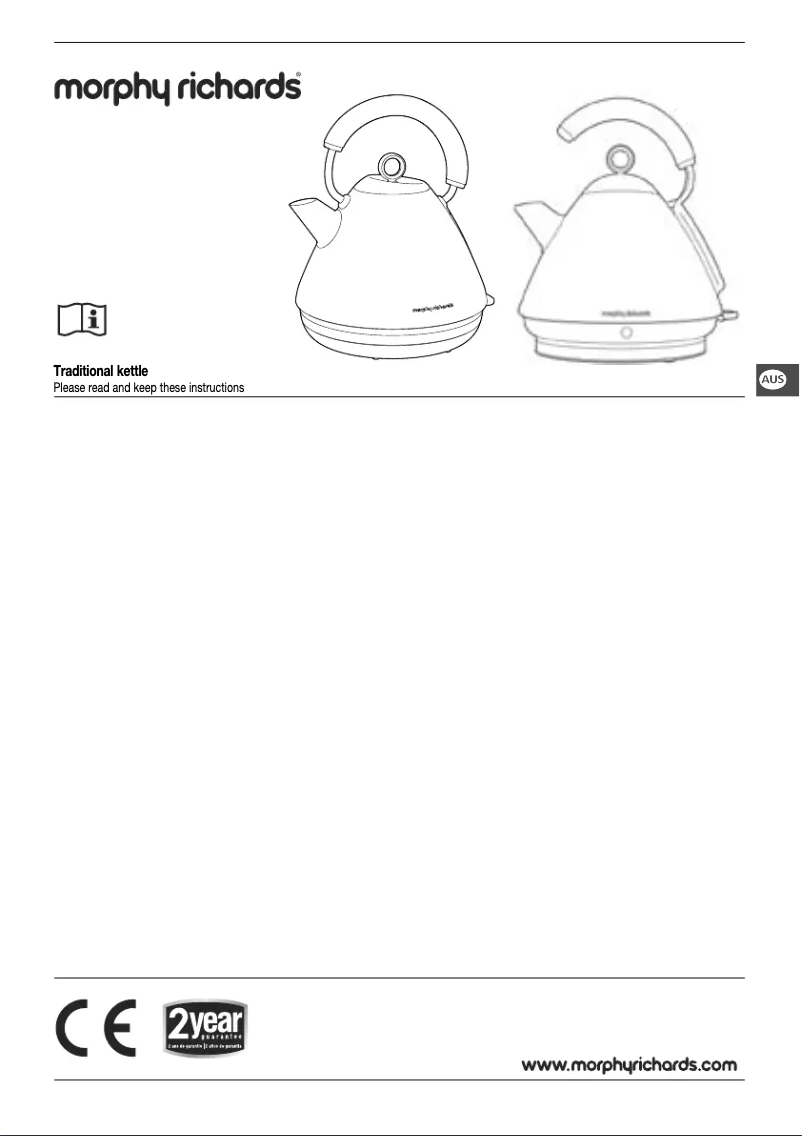 Page 1 de la notice Manuel utilisateur Morphy Richards Accents 102022