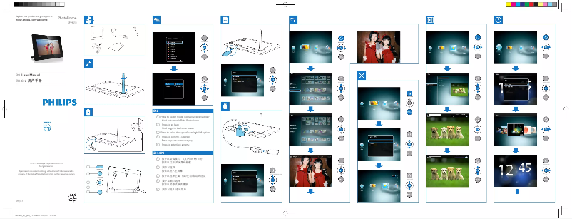Image de la première page du manuel de l'appareil SPF4612