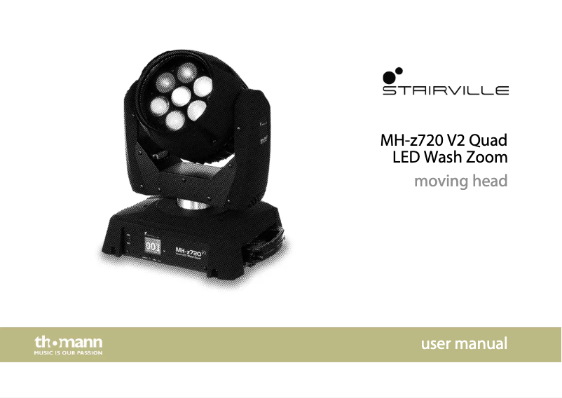 Imagen de la primera página del manual del dispositivo MH-z720 V2