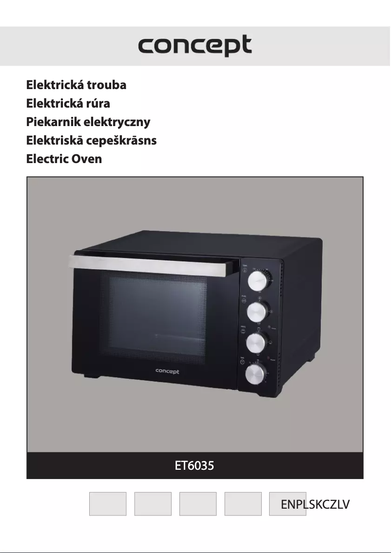 Page n°1 - Manuel utilisateur Concept ET6035