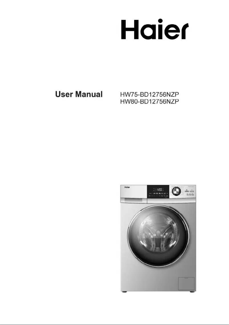 Página 1 del manual Manual de usuario Haier HW75-BD12756NZP